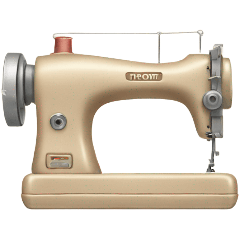 beige sewing machine emoji