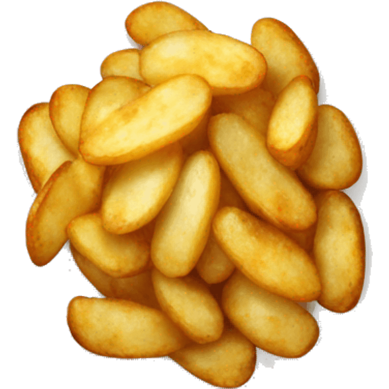 fried potatoes in a plate emoji