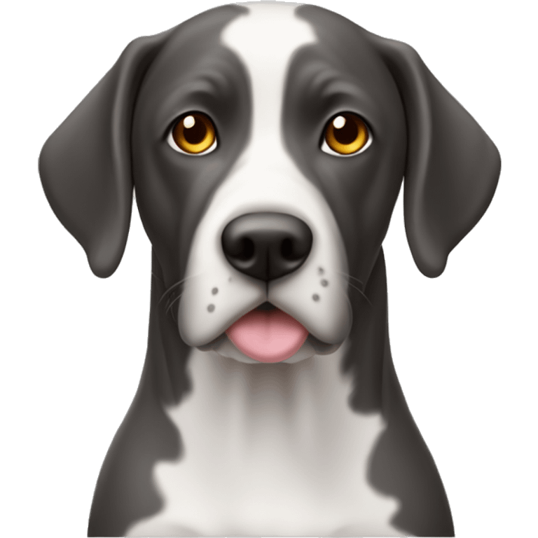 A minha cadela Pointer Inglesa branca com manchas pretas emoji