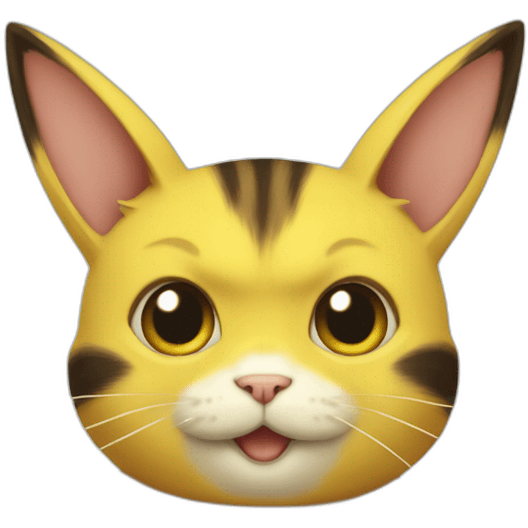 Cat pikachu emoji