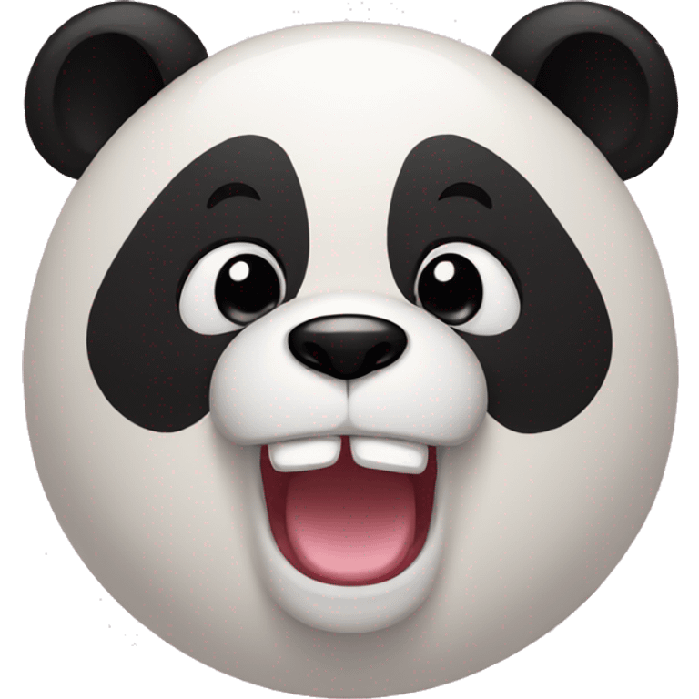 Panda creamy  emoji