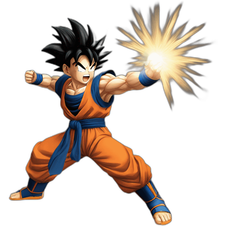 Son goku kamehameha emoji