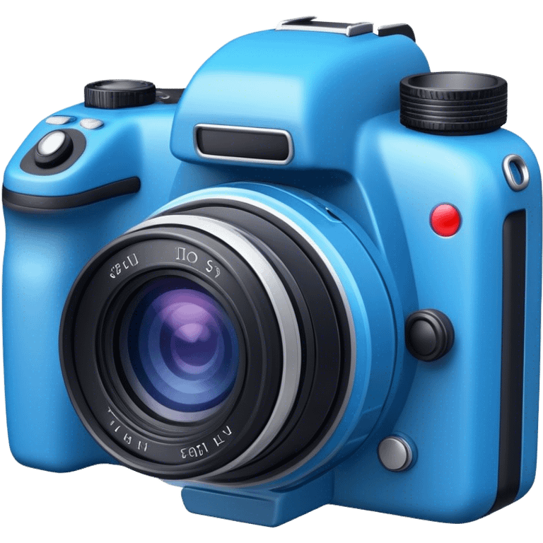 blue professional camera emoji