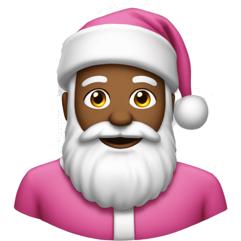 pink santa  emoji