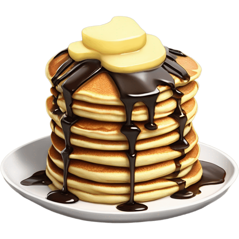 Chocolate chip pancakes emoji