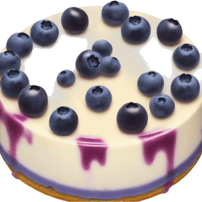 Blueberry Cheesecake  emoji