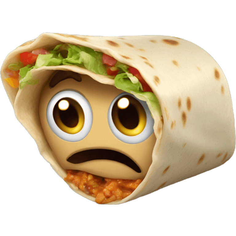 Scary burrito  emoji