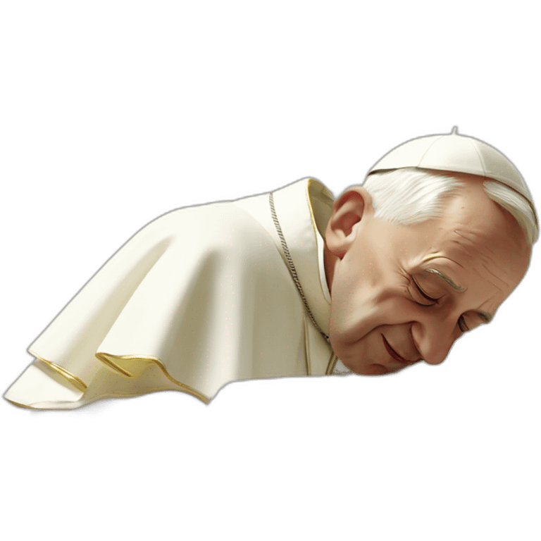 the pope innocently snorting lines emoji