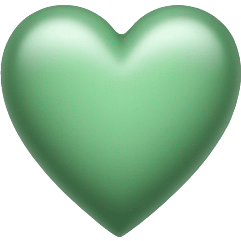 sage green heart emoji