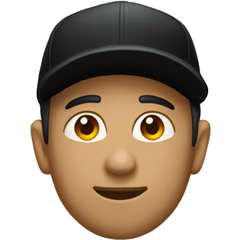 a black cap emoji