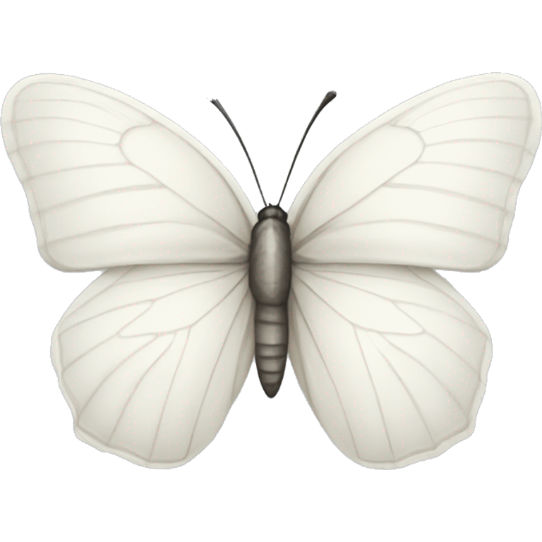 White butterfly emoji