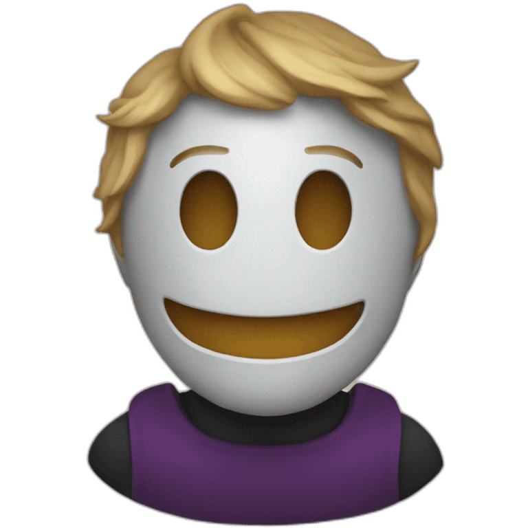 man with mask halloween happy emoji