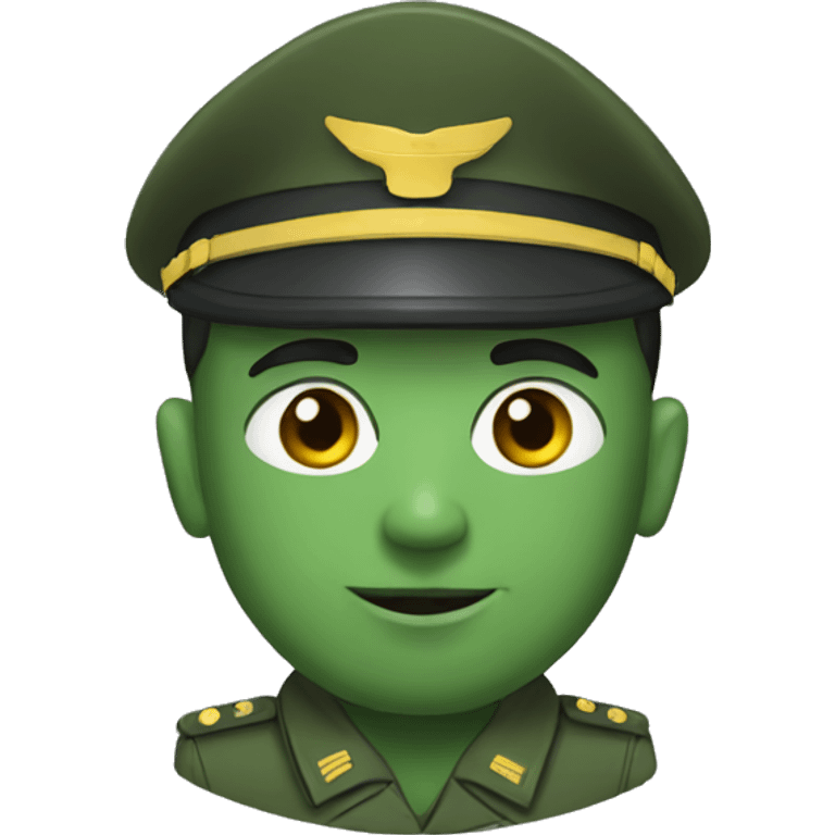 Saludo militar emoji