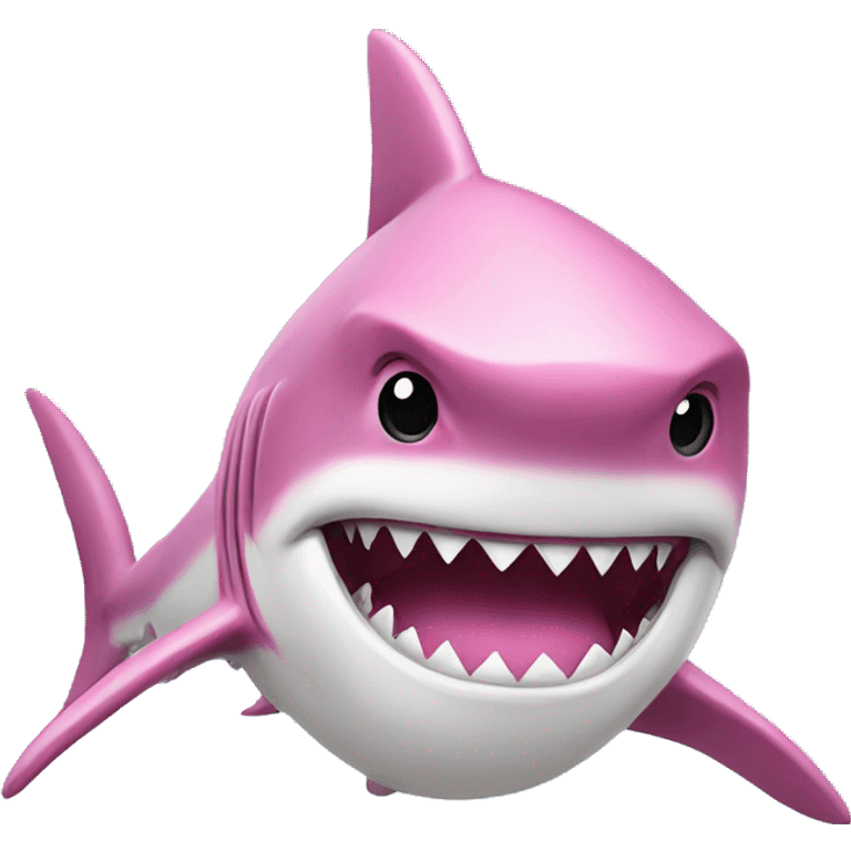 shark thats pink emoji