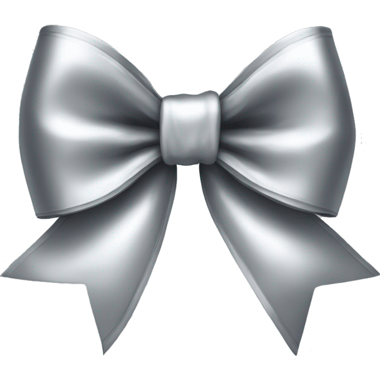 silver small bow emoji