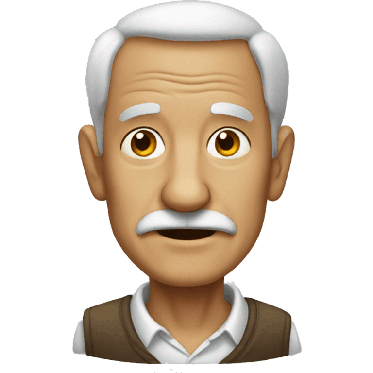  old bent man emoji