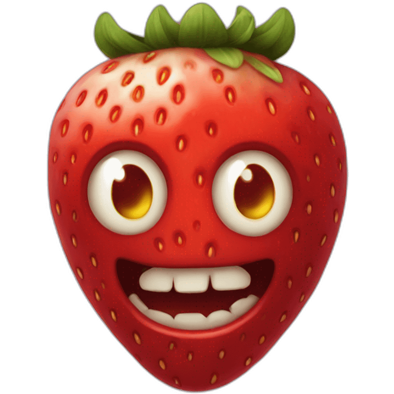 strawberry demon emoji