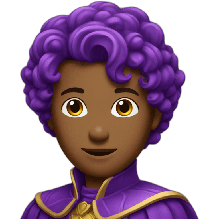 young purple grape prince emoji