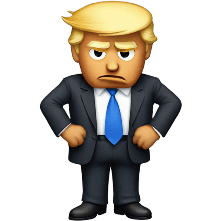 Donald Trump crying emoji