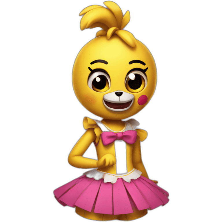 toy chica from fnaf emoji