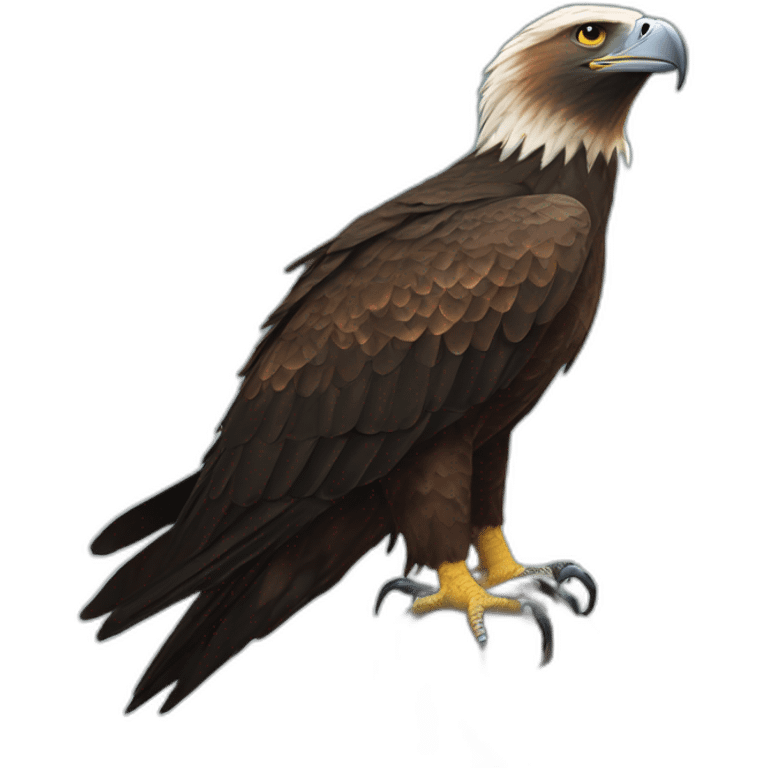 Tasmanian wedge-tailed eagle emoji