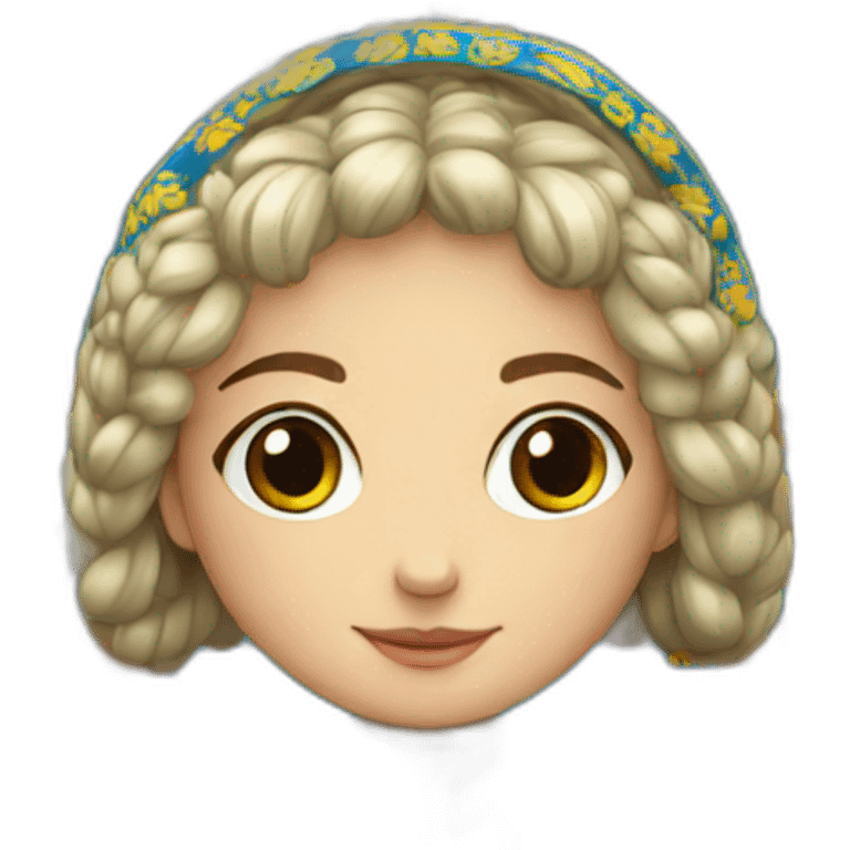 ukrainaian folk costume emoji