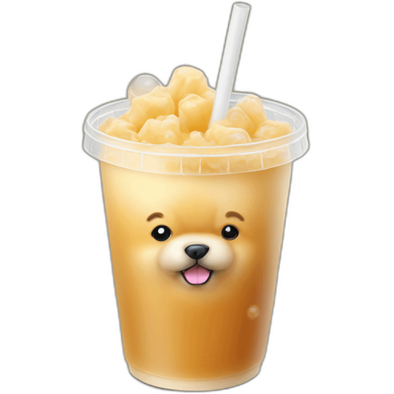 chow chow bubble tea emoji