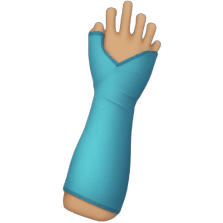 Broken arm emoji