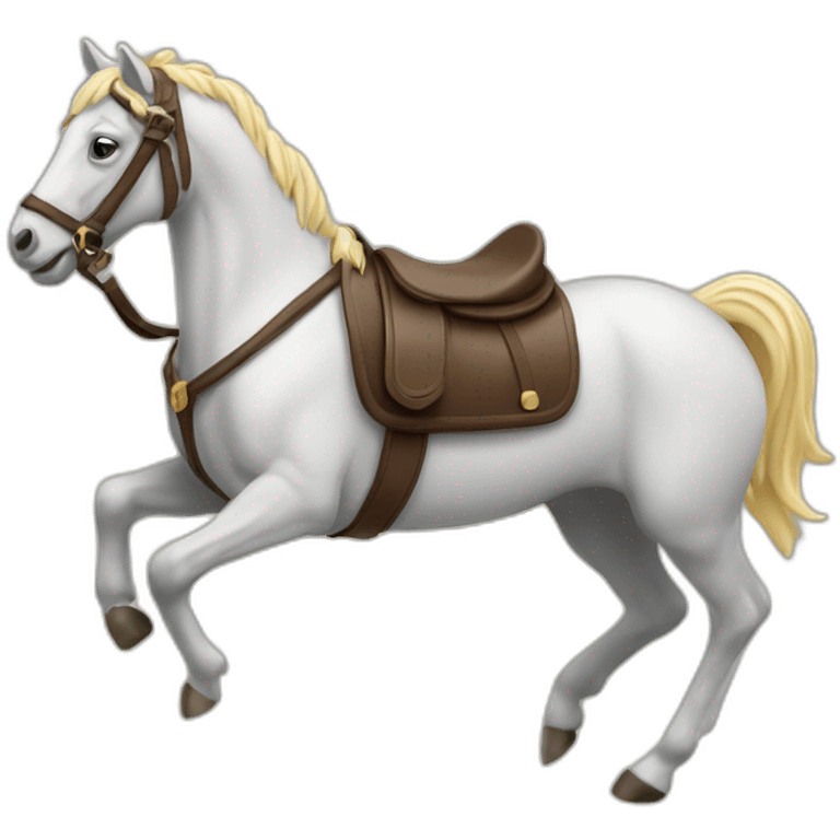 Cheval qui saute emoji