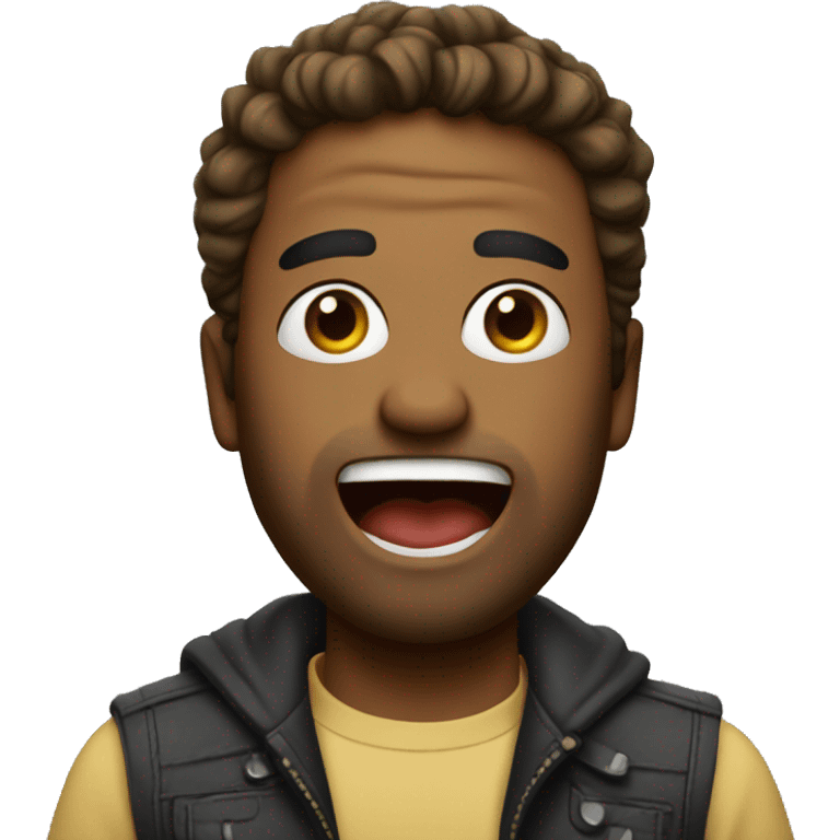 pleasantly surprised musician emoji