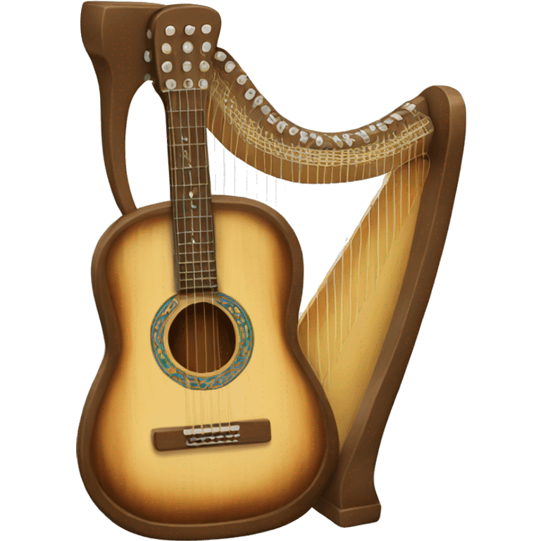 box guitar harp emoji