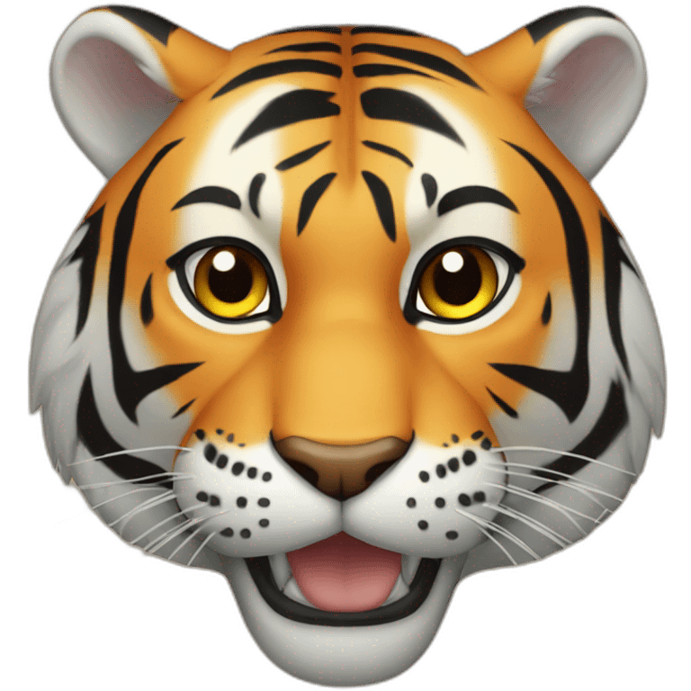 tiger with bell emoji