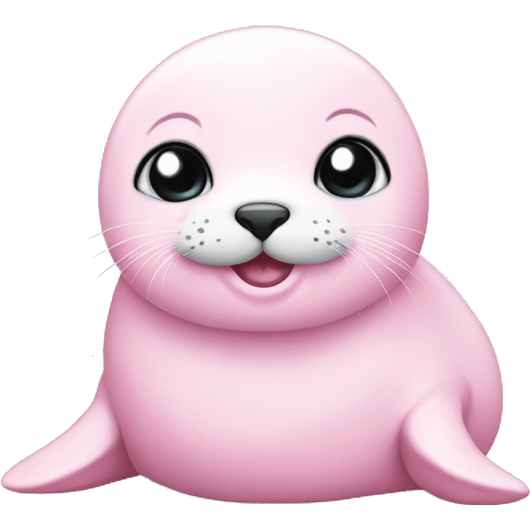 light pink baby seal emoji