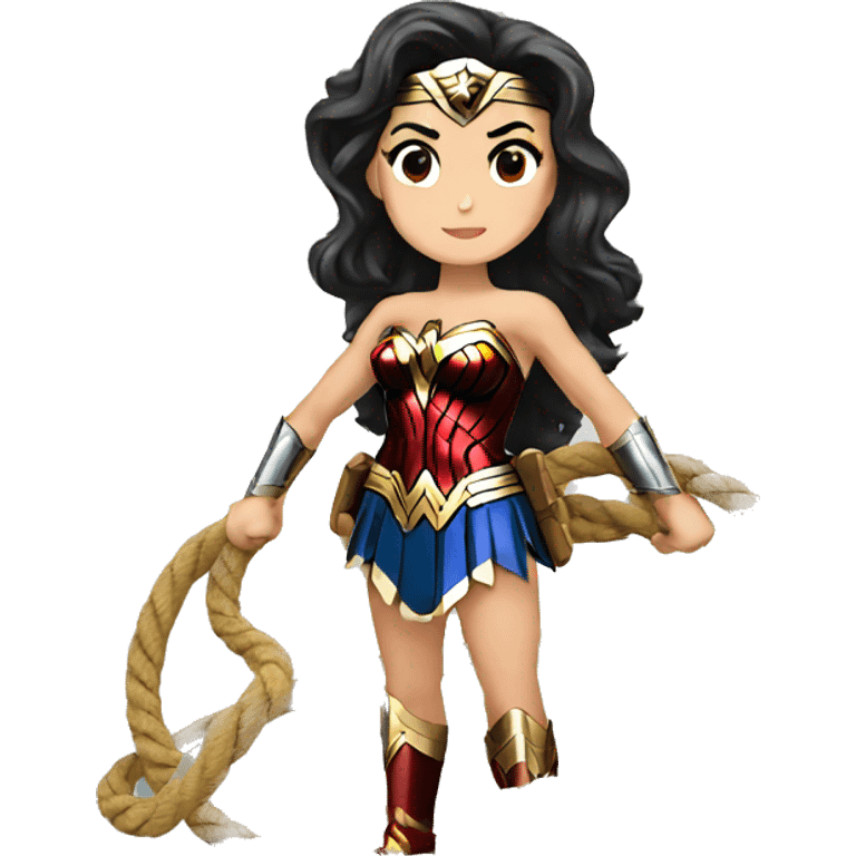 Wonder Woman rope emoji