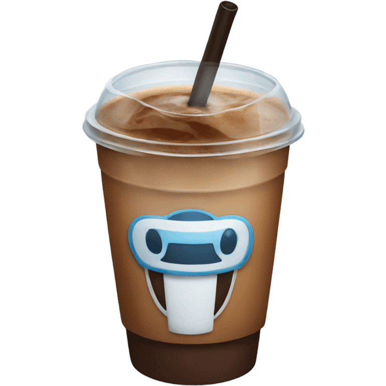 Ice coffee emoji