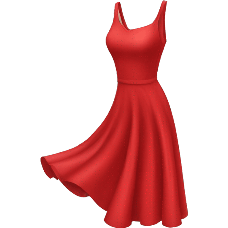 a red dress piece of clothes item only emoji