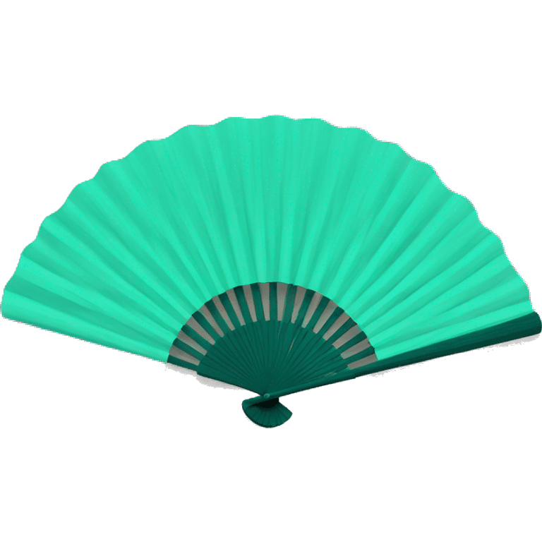 teal hand fan emoji