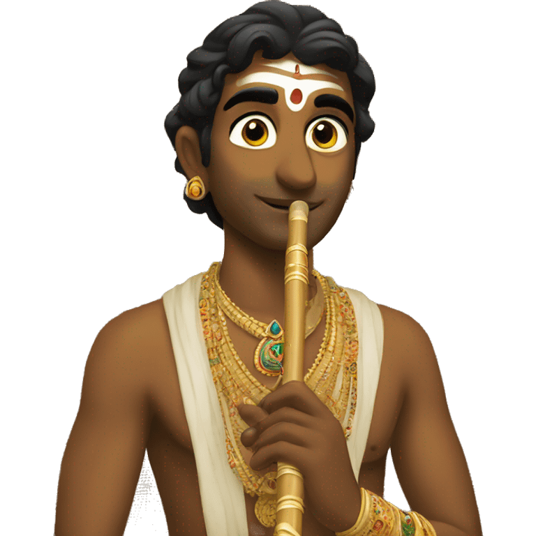  Krishna flute  emoji