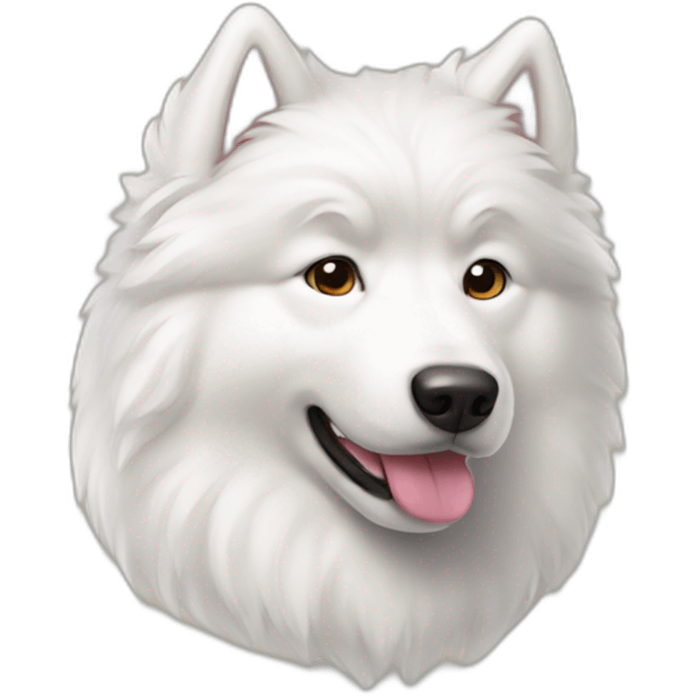 samoyed dog emoji