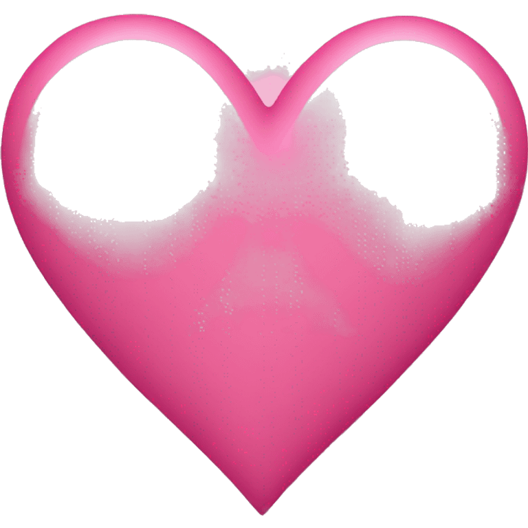 Pink love heart emoji