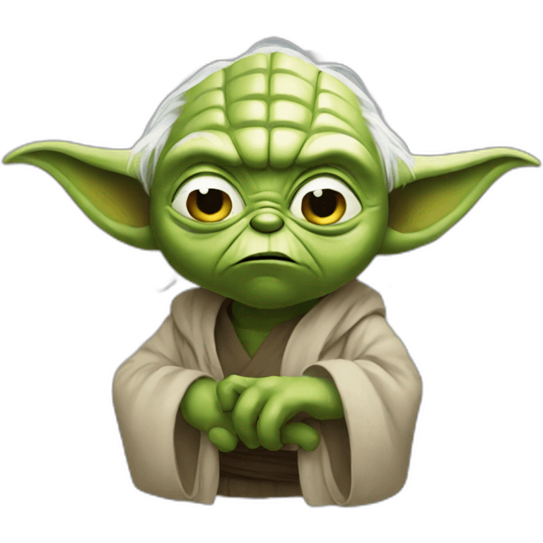 angry yoda emoji