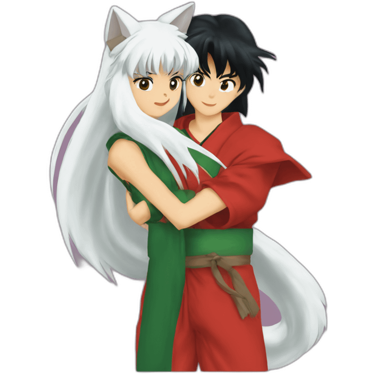 Inuyasha and Kagome emoji