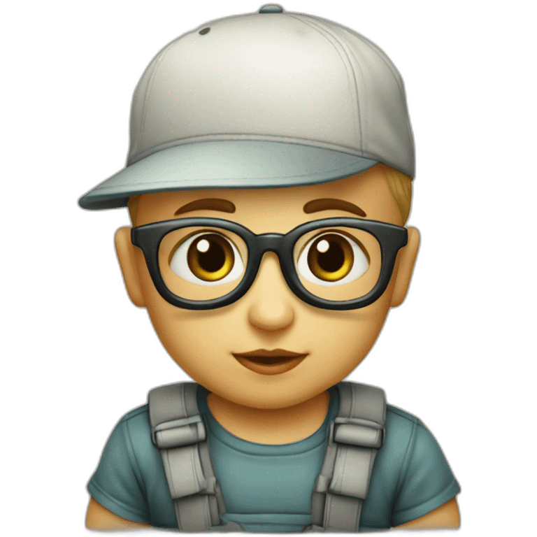 baby-londonien-casquette-lunette emoji