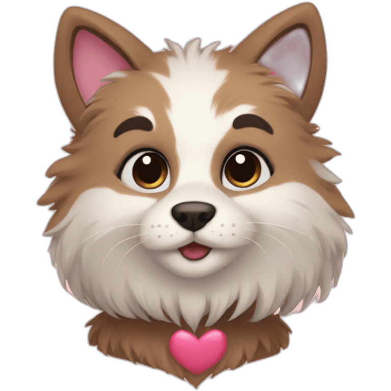 Furry love emoji