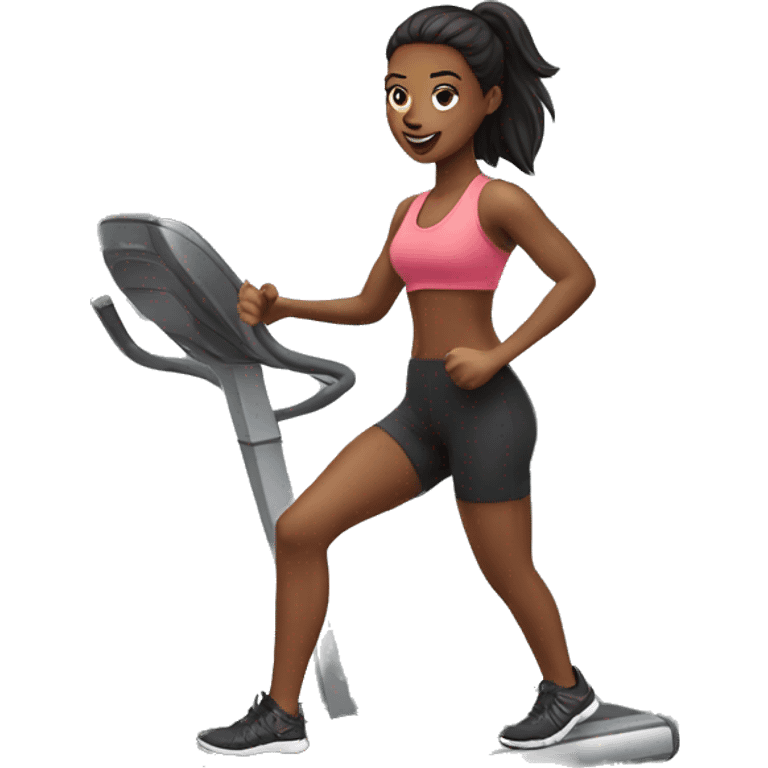 Cardio girl workout emoji