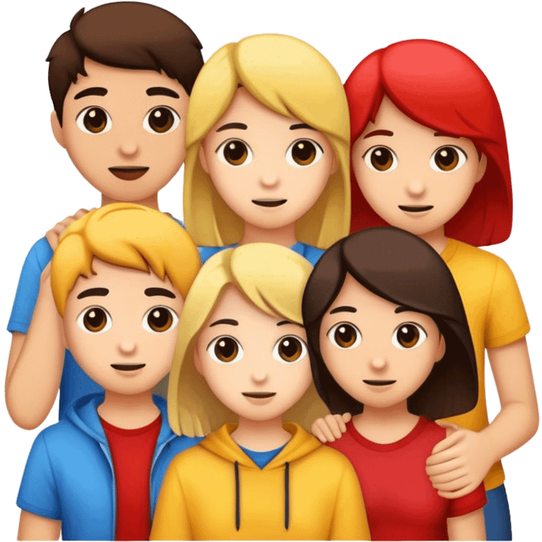 Group of teens emoji