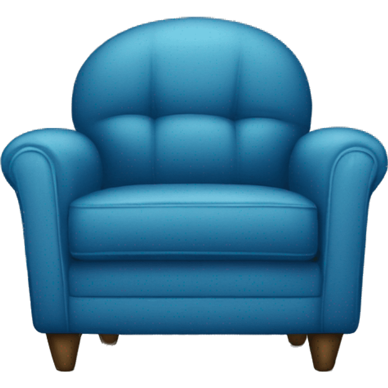 blue couch chair emoji