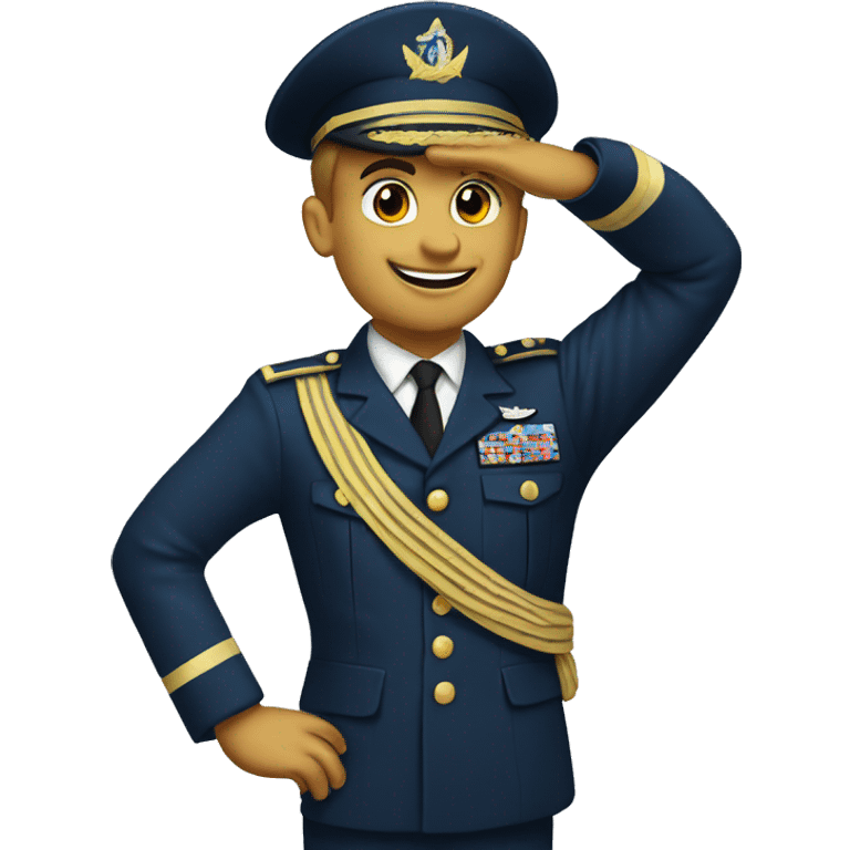 military salute navy emoji