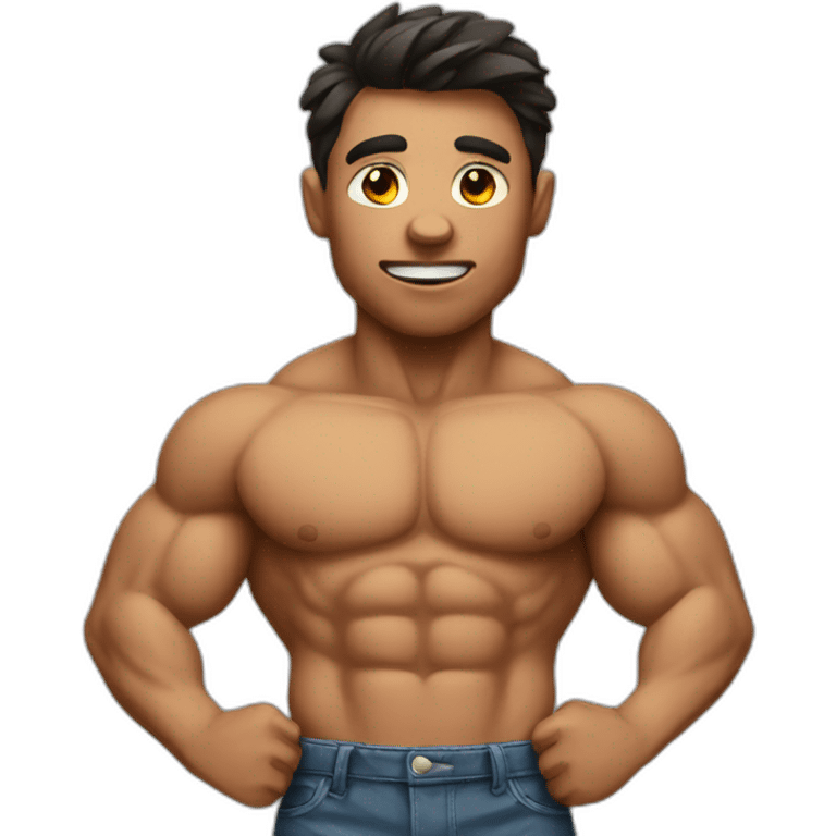 muscular emoji