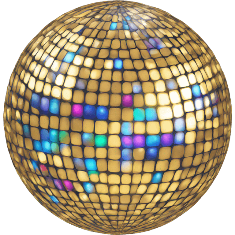 Preppy disco ball emoji